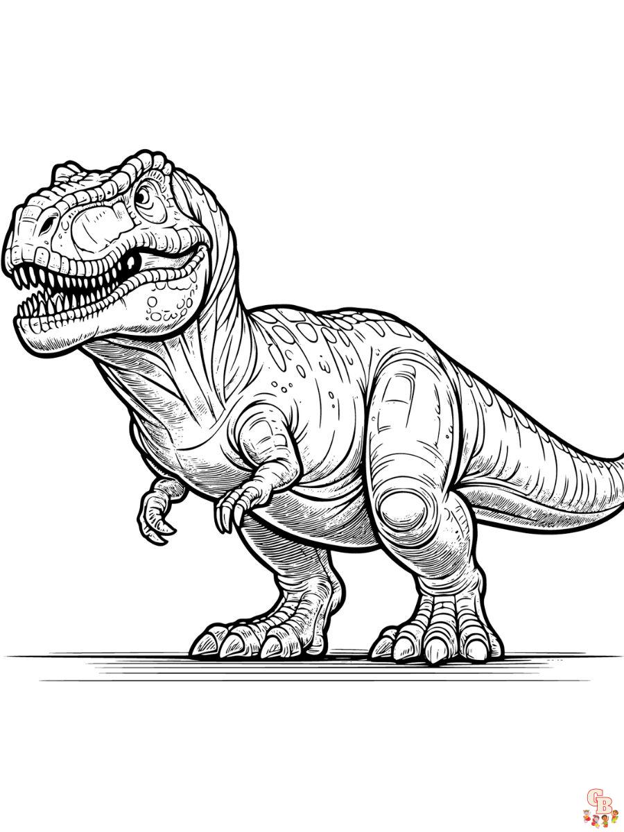 jurassic world giganotosaurus coloring page