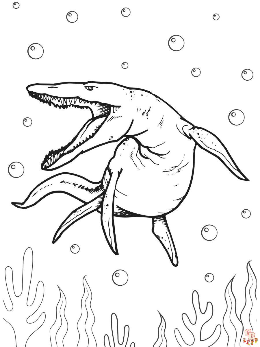 jurassic world realistic dinosaur coloring pages