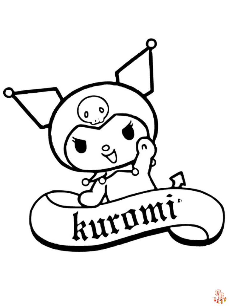 Printable Kuromi Coloring Pages - Kuromi Coloring Pages 768x1024