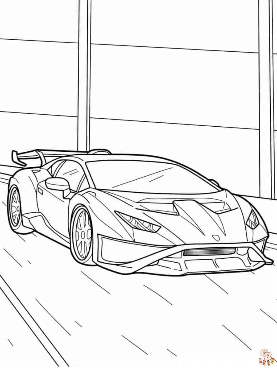 lamborghini coloring pages