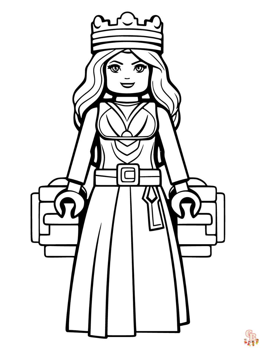 lego disney princess coloring pages