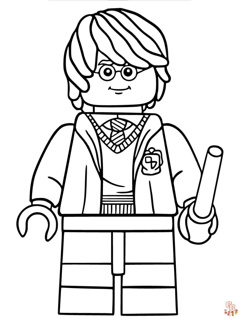 lego harry potter coloring pages