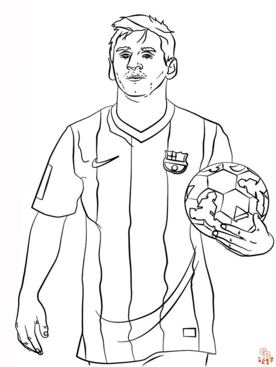 lionel messi coloring pages