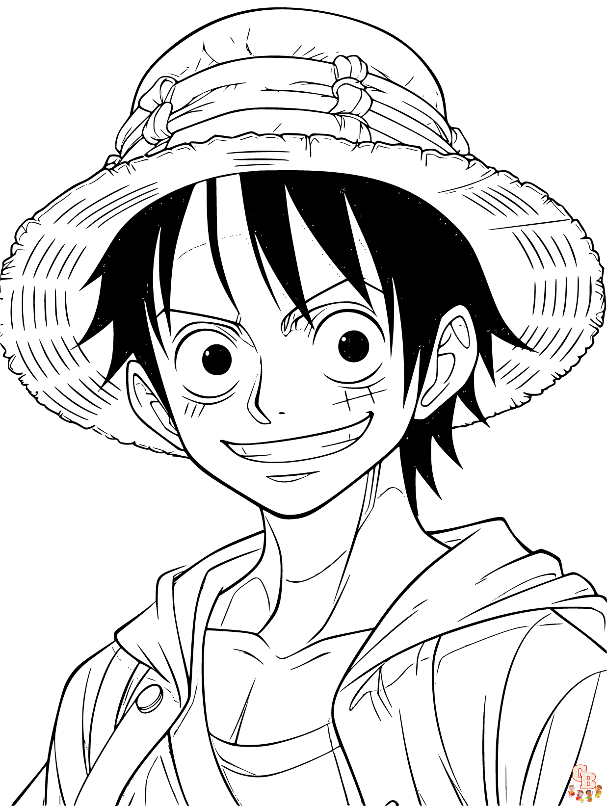 luffy coloring pages printable