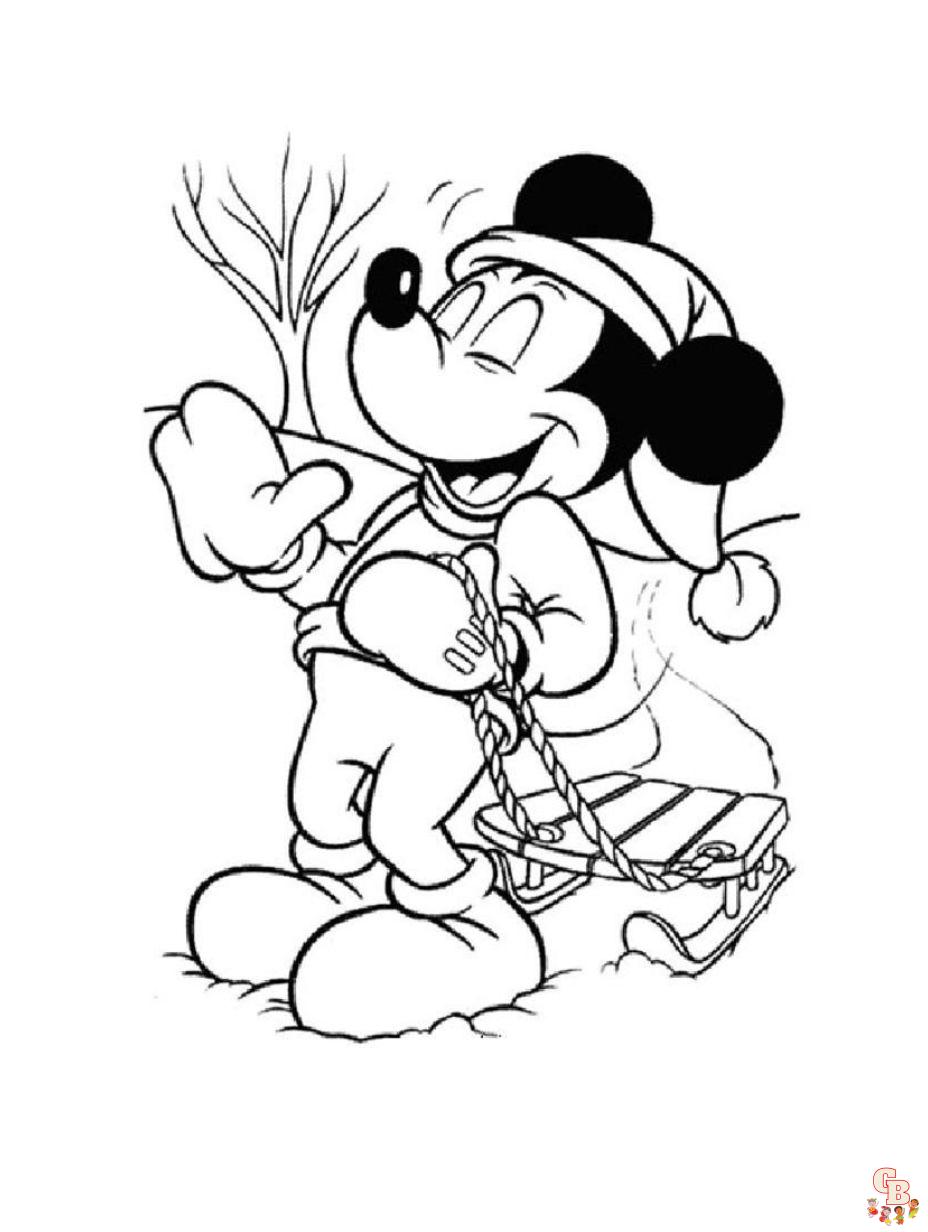 mickey mouse coloring page