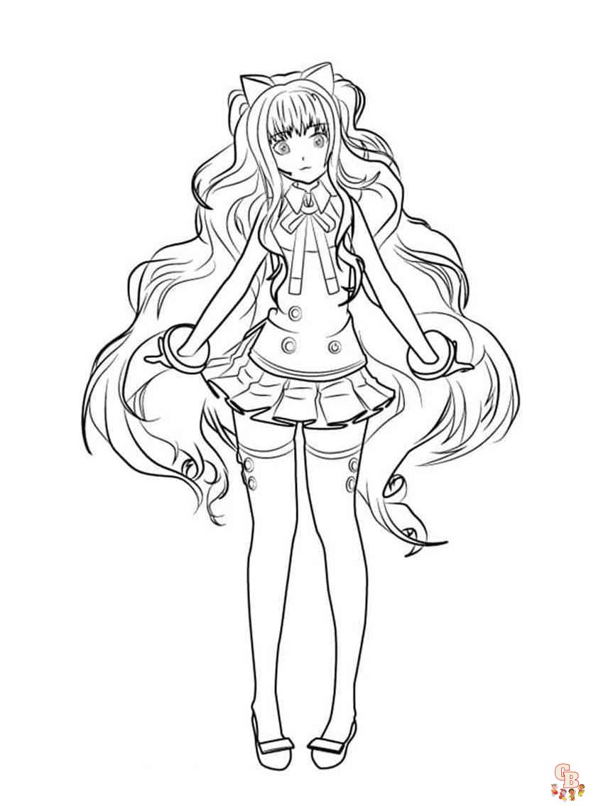 miku coloring pages printable