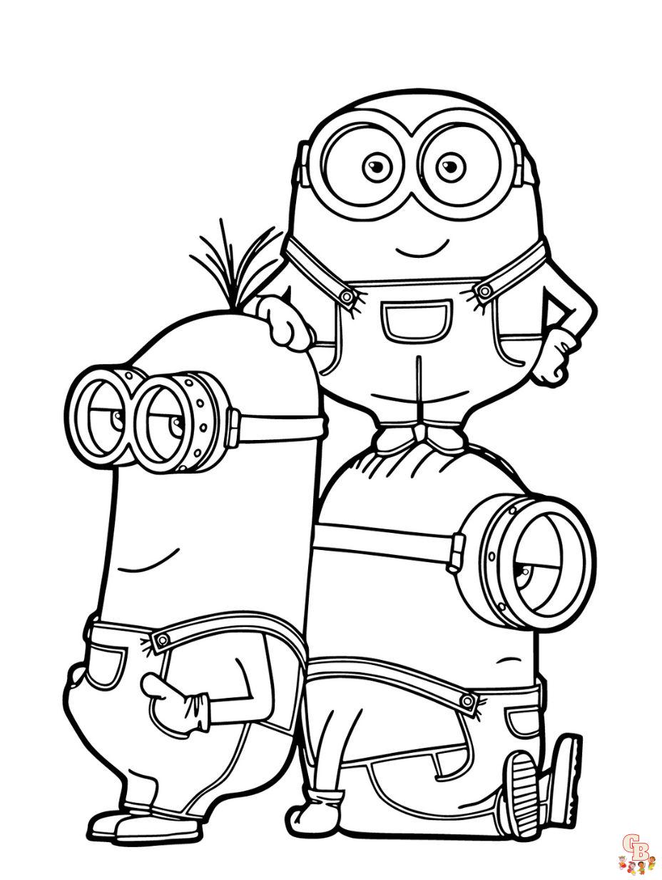 minion coloring pages