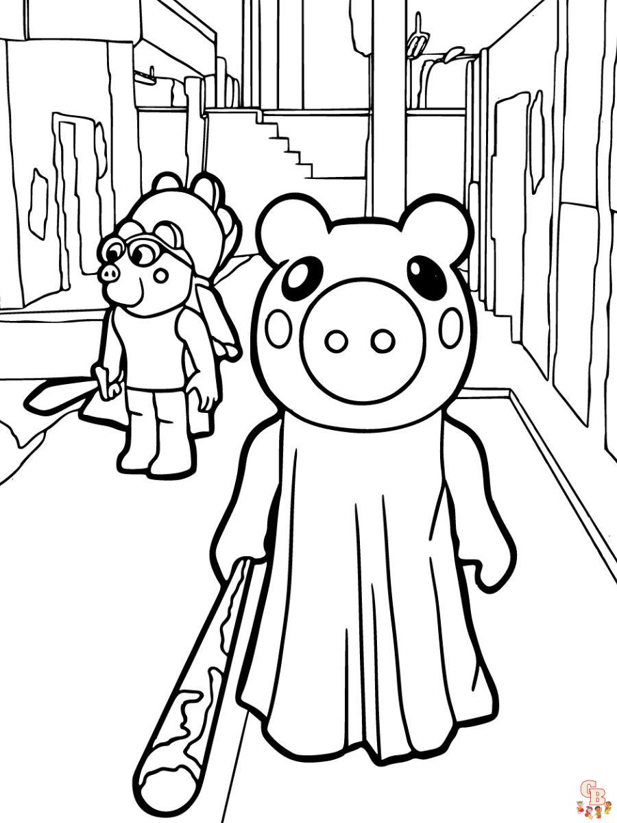 miss piggy coloring pages