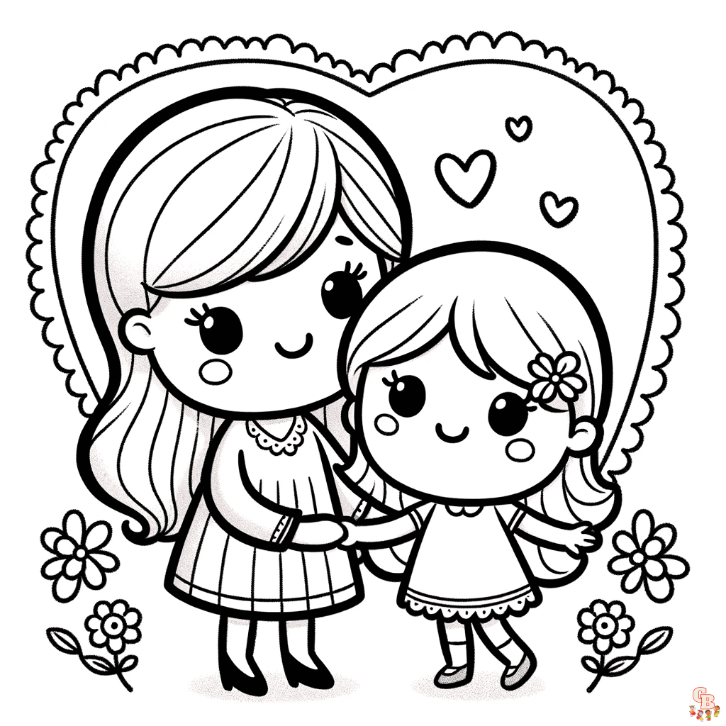 mothers day coloring pages