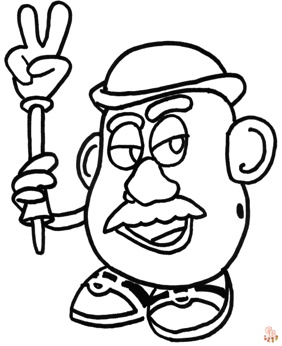 mr potato head Coloring Sheets