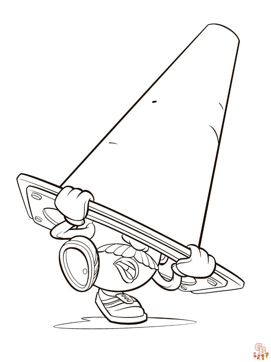 mr potato head coloring page to print free
