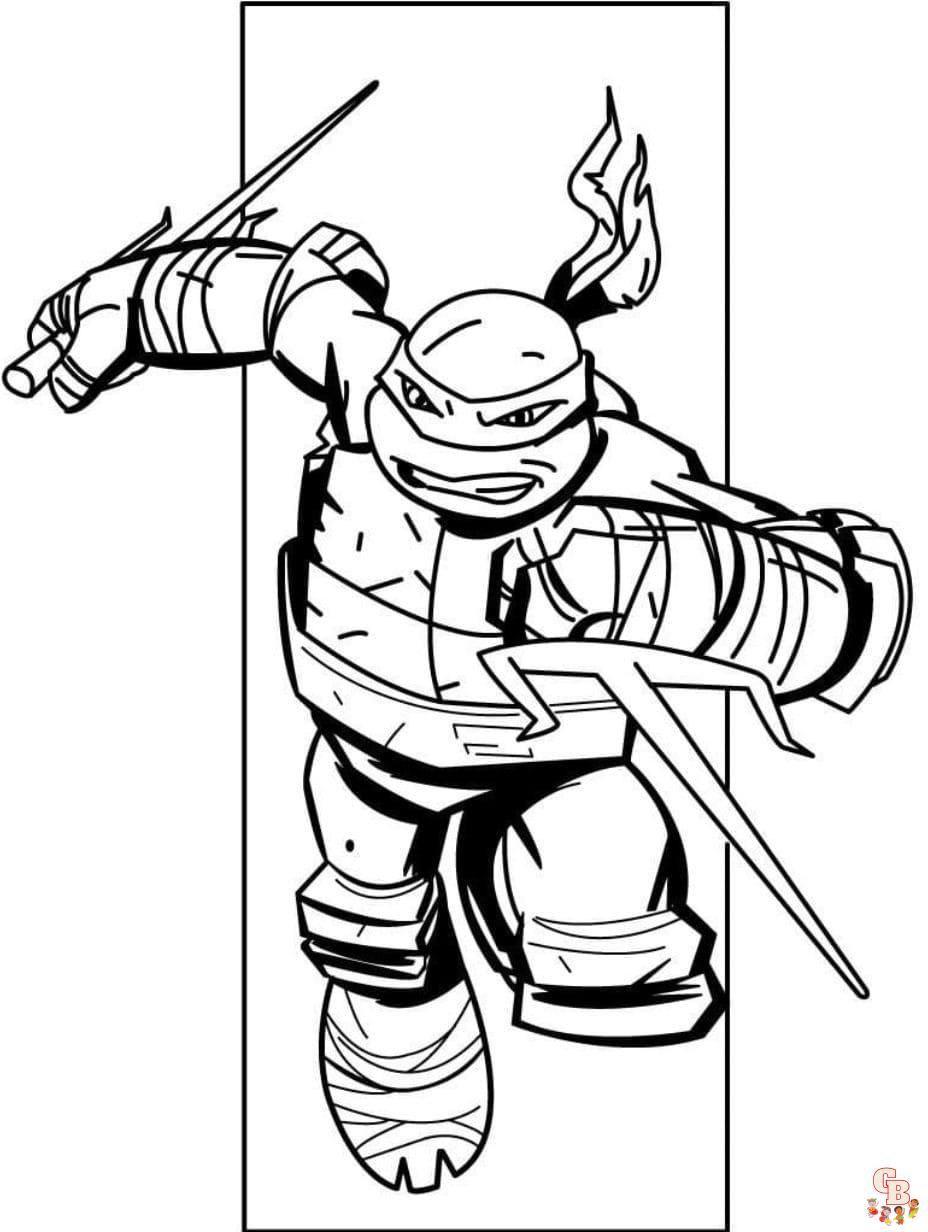 mutant ninja turtles coloring pages