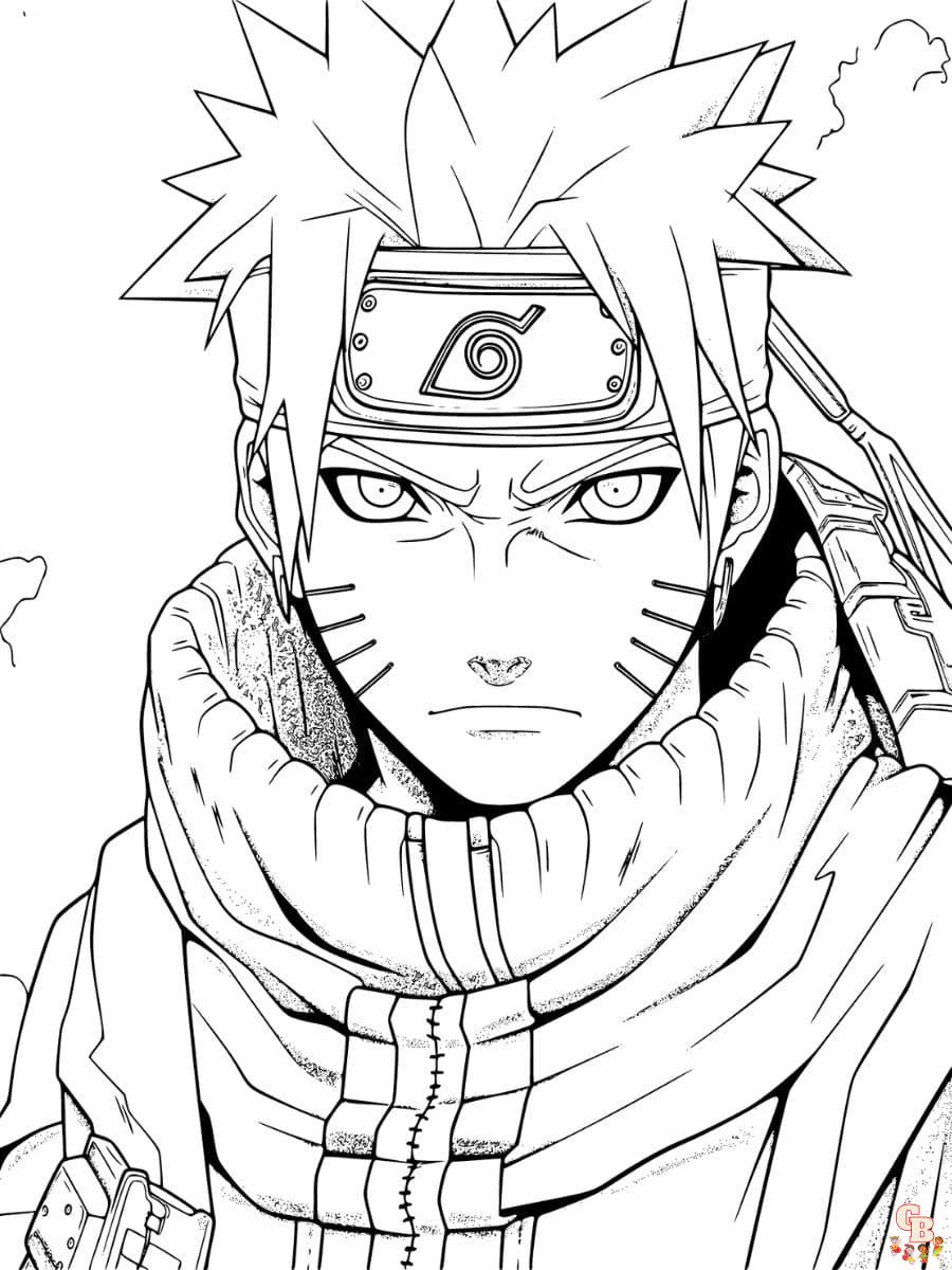 naruto coloring pages