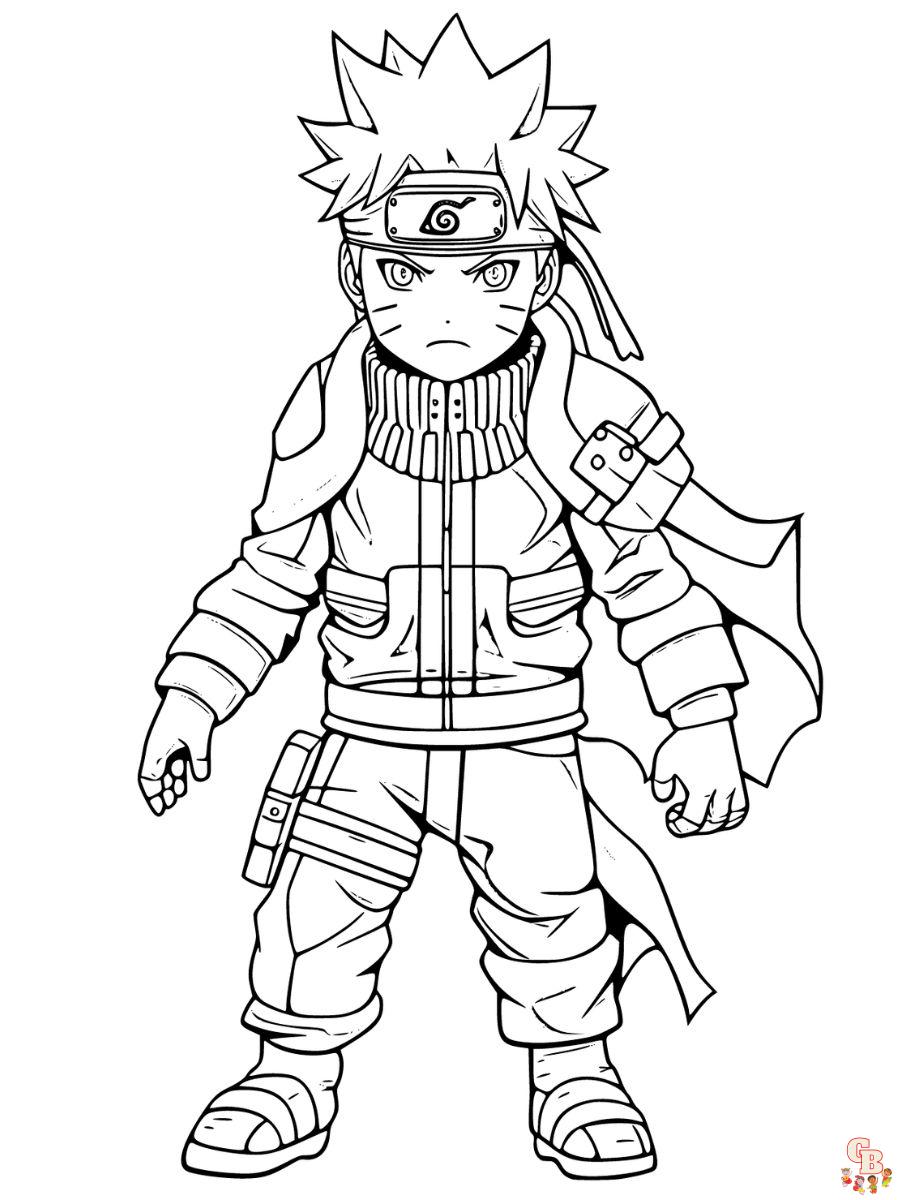 naruto printable coloring pages