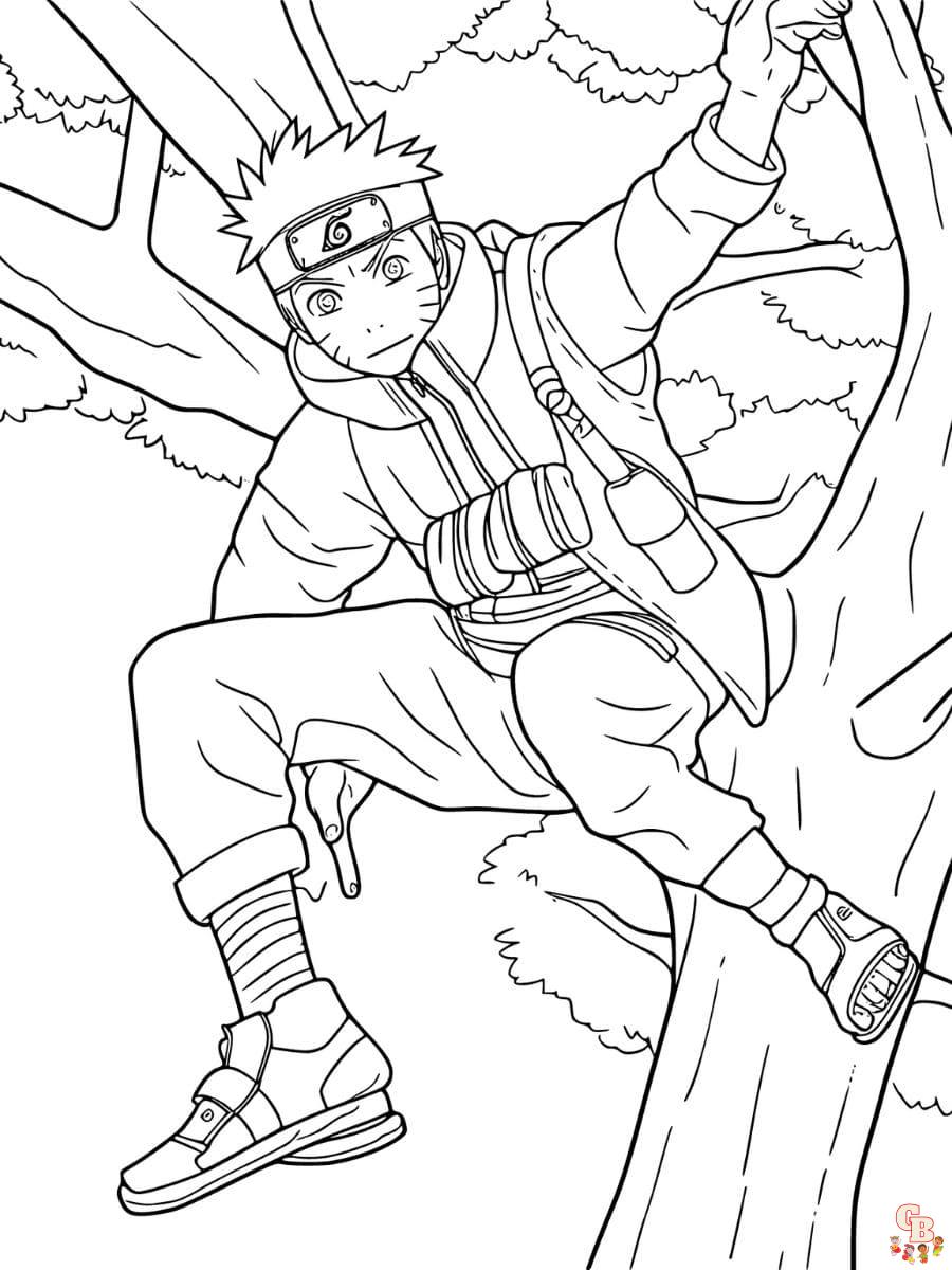 naruto uzumaki naruto coloring pages