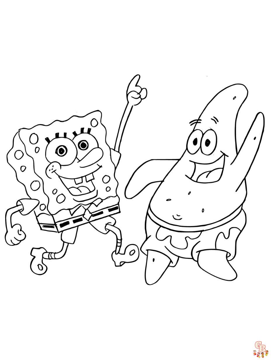 patrick from spongebob coloring pages