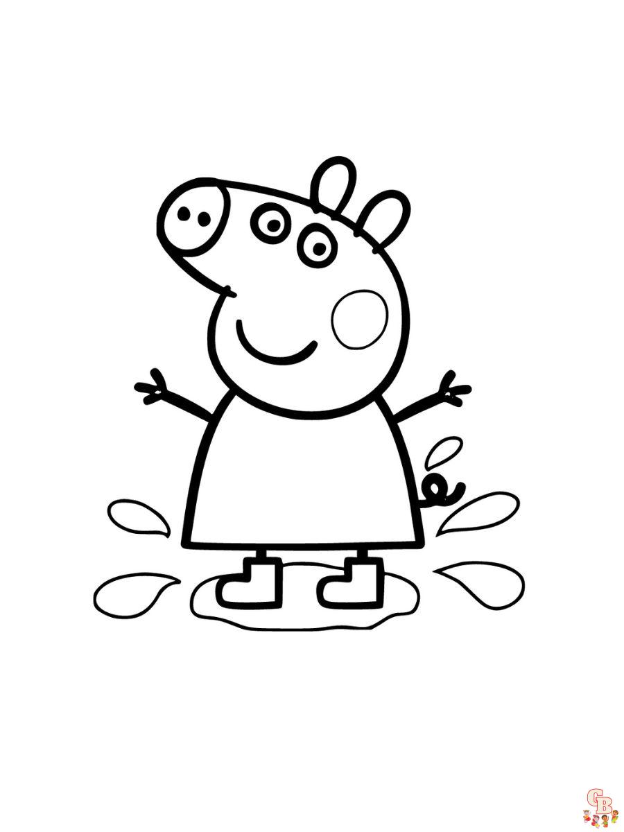 peppa pig coloring pages pdf