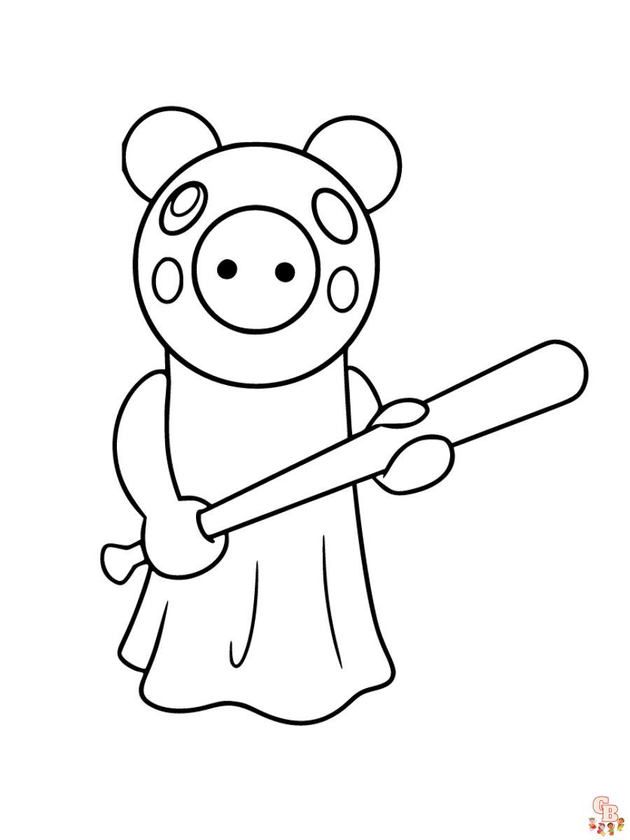 piggy coloring pages