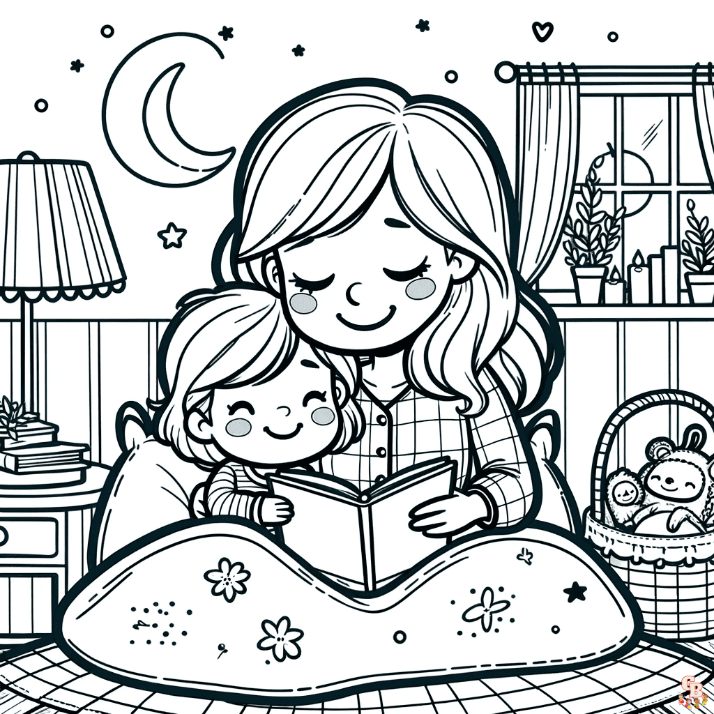 preschool mothers day coloring pages