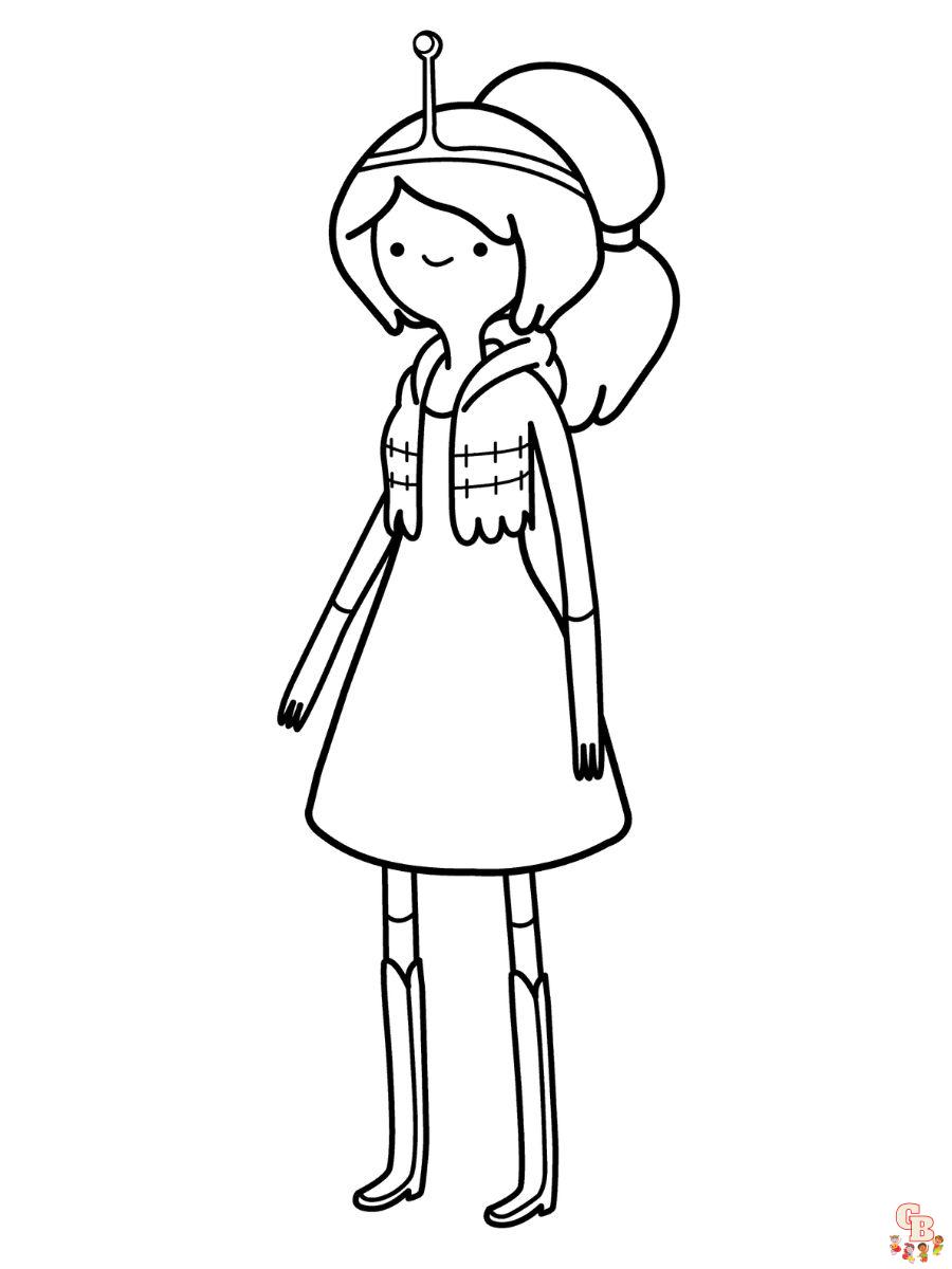 princess bubblegum coloring pages