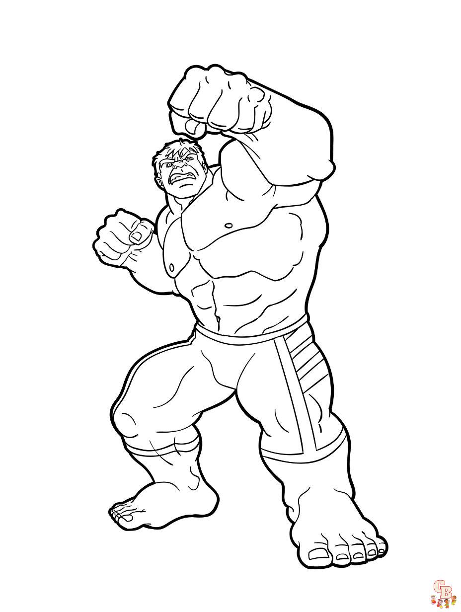 printable coloring pages hulk