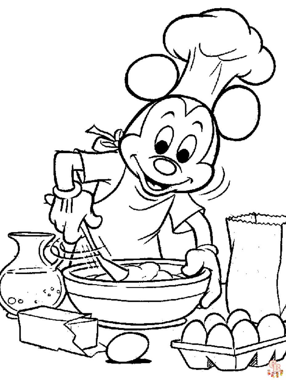 printable coloring pages mickey mouse