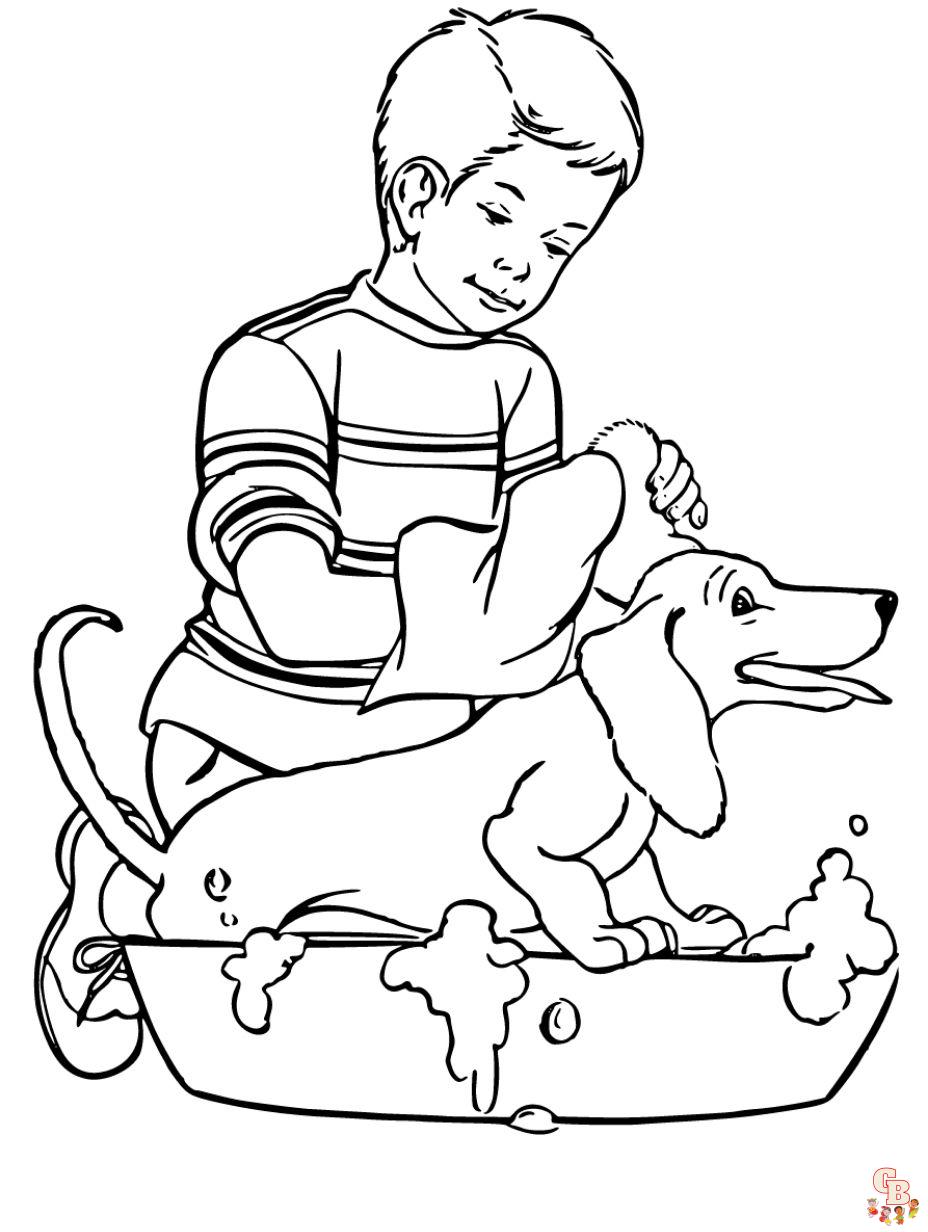 printable dog coloring pages