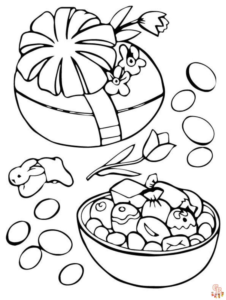 printable free easter egg coloring pages