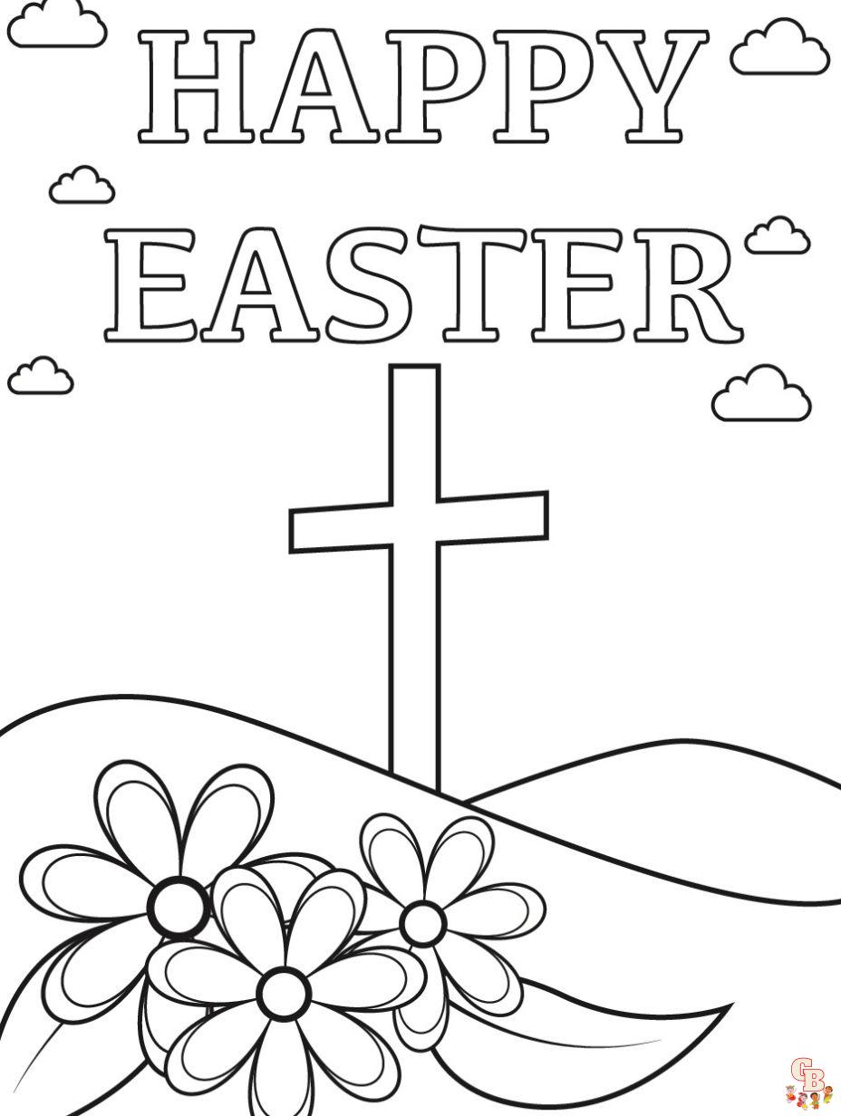 printable religious easter egg coloring pages for adults