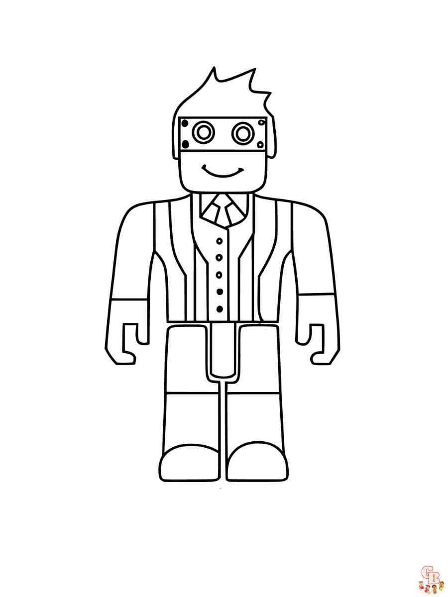 printable roblox coloring pages