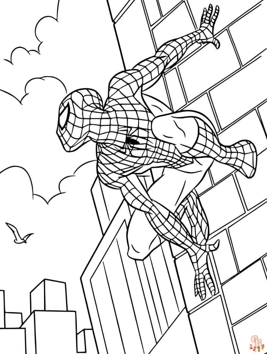 printable spiderman coloring pages