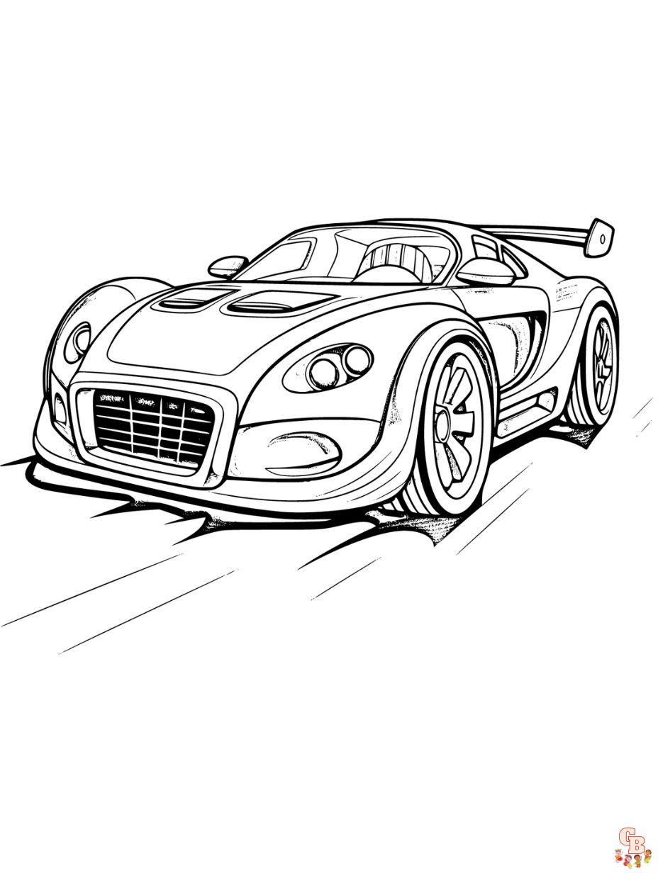 race car coloring pages