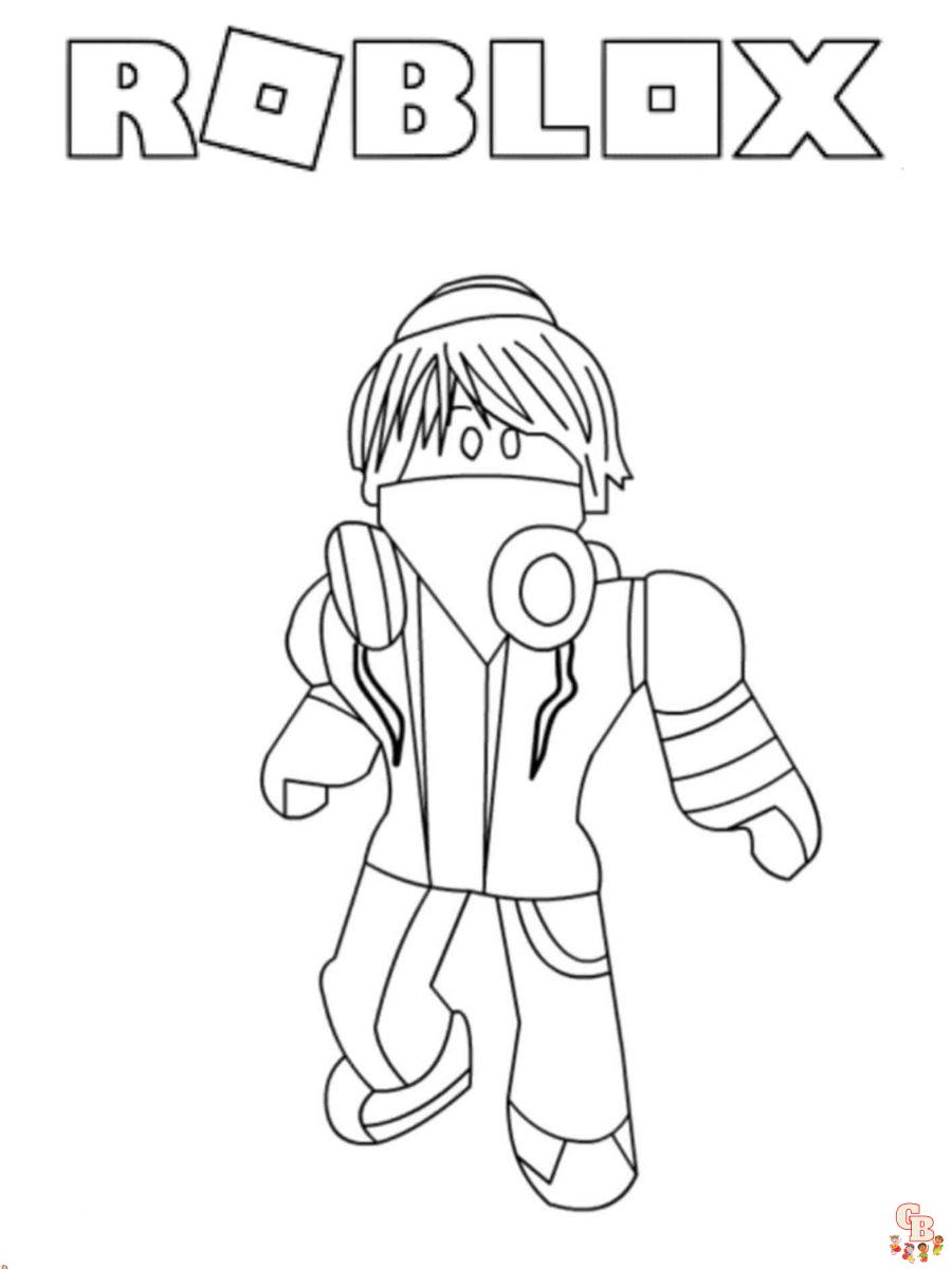 roblox avatar coloring pages