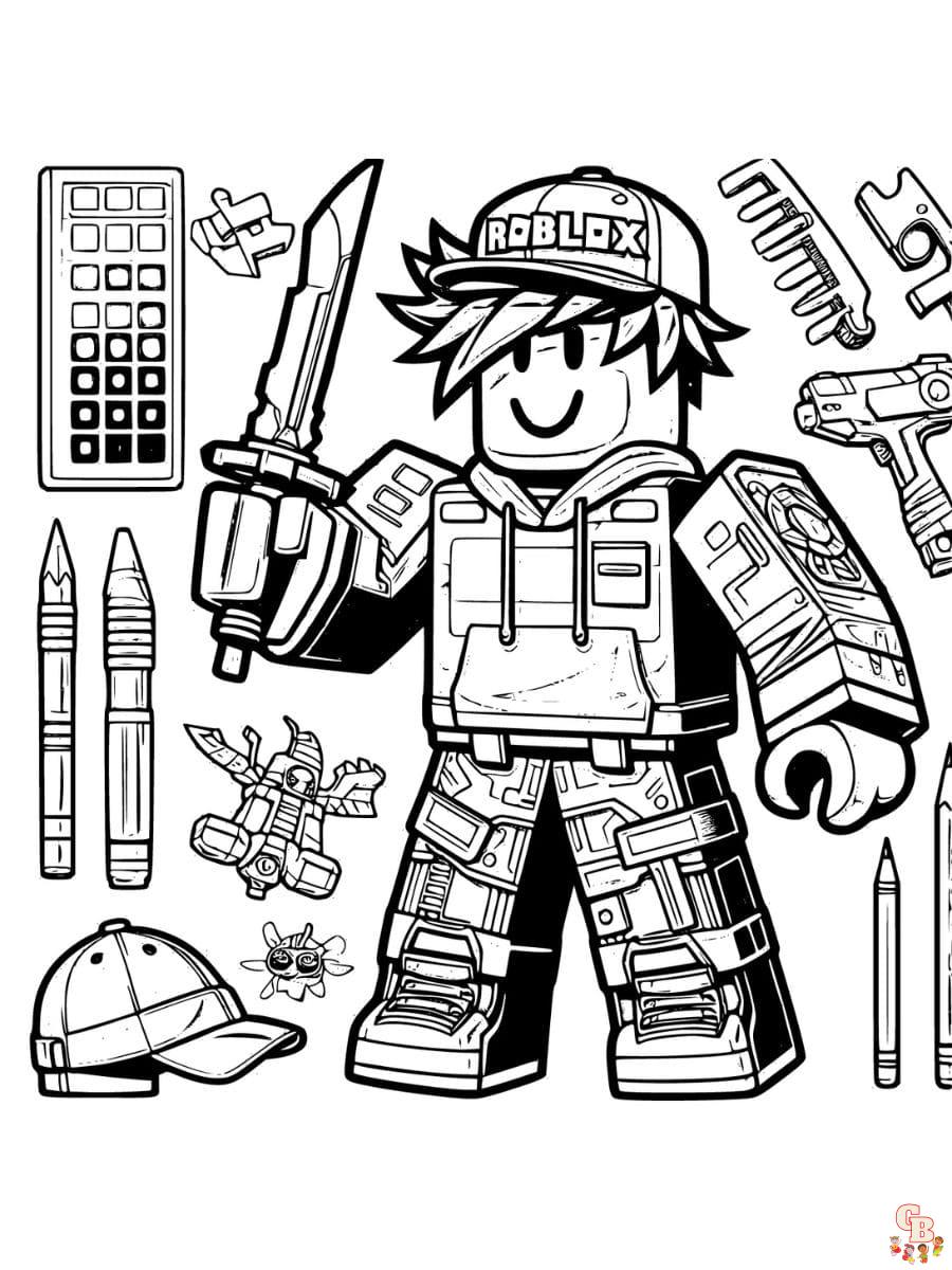 roblox coloring page