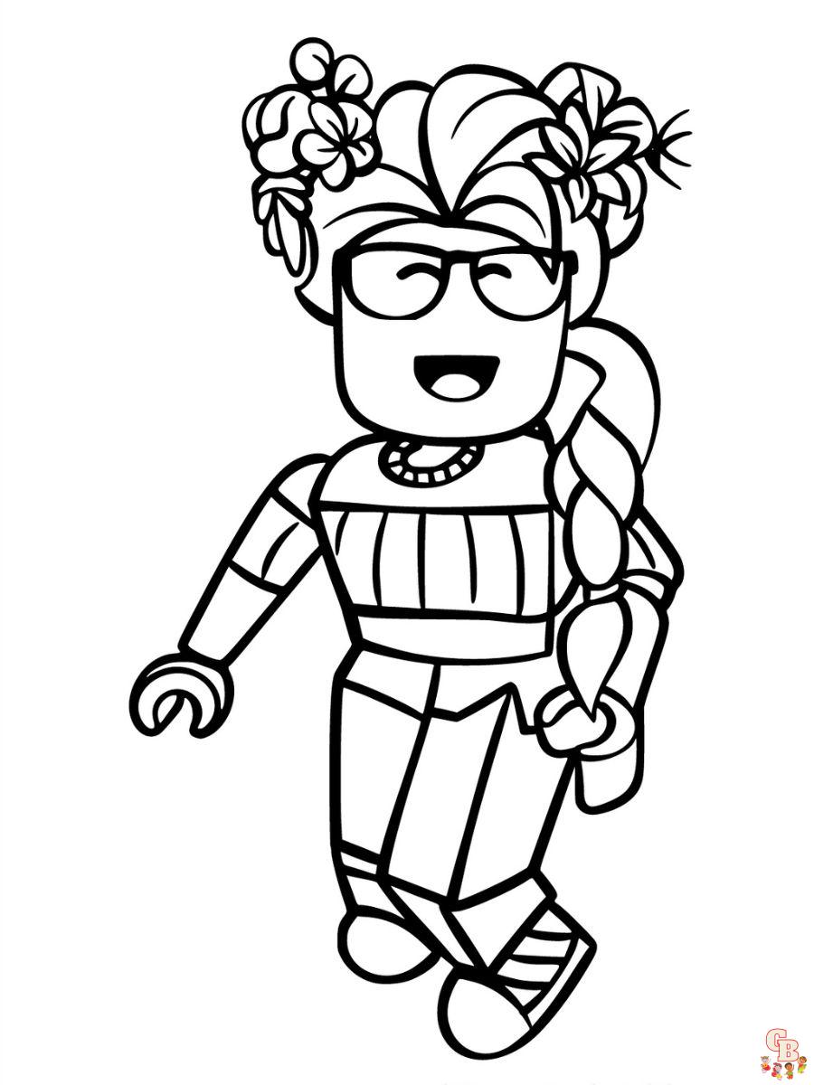 roblox coloring pages free