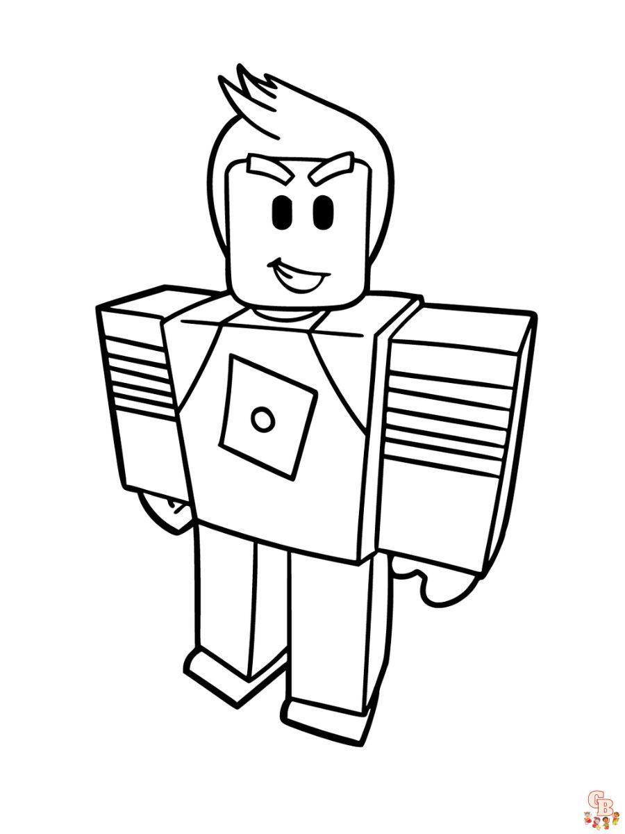 roblox coloring pages printable