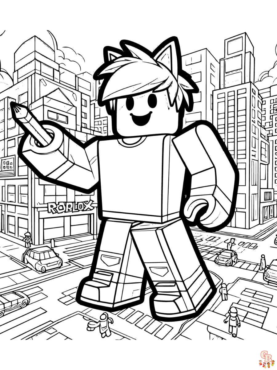 roblox coloring pages