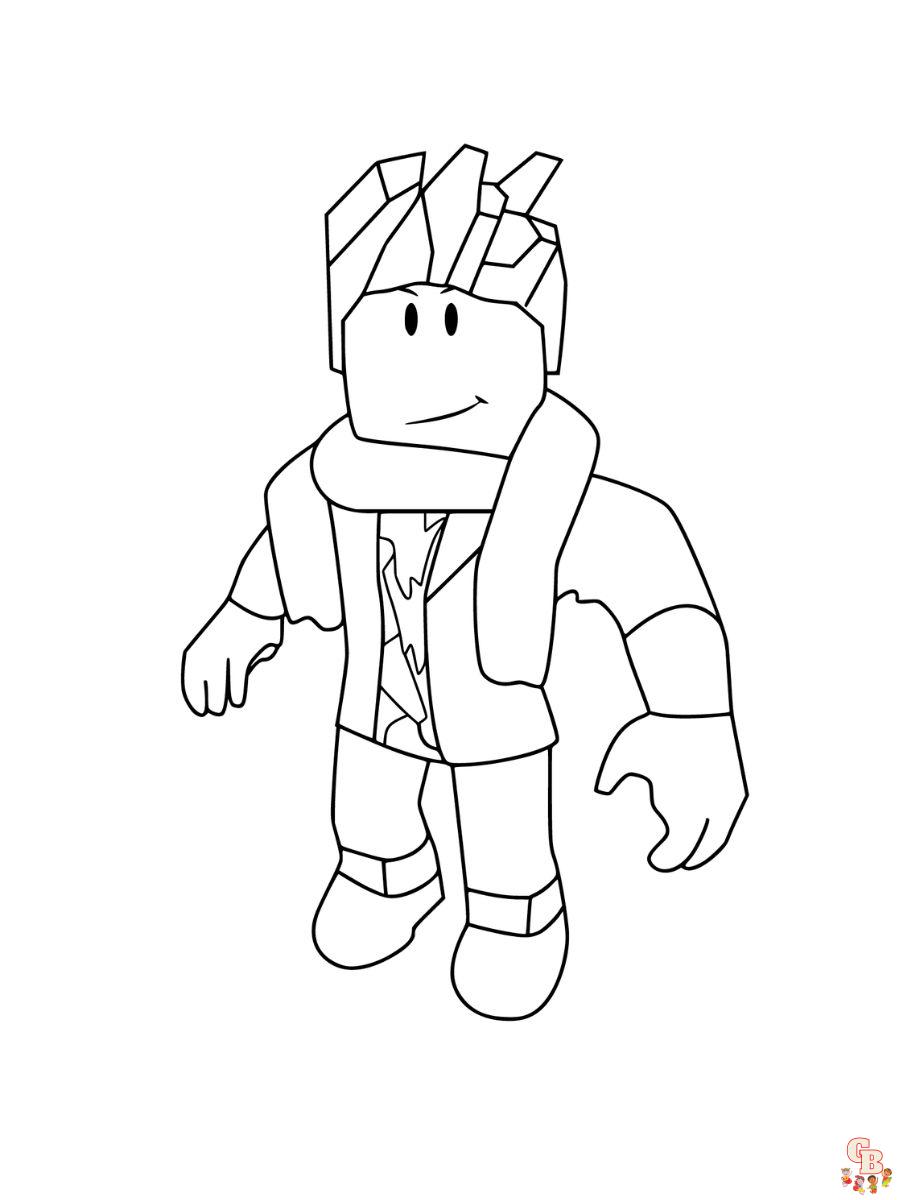 roblox printable coloring pages