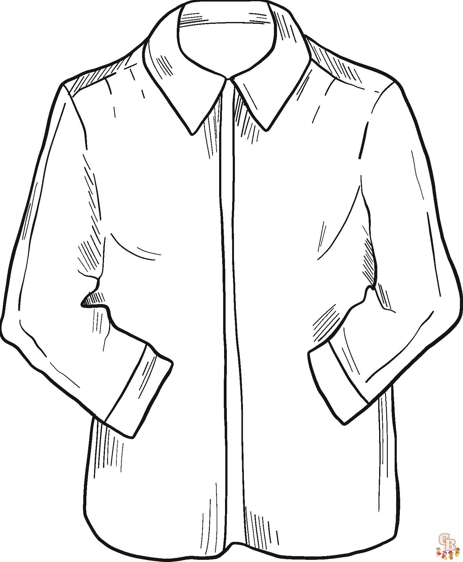 shirt Coloring Sheet