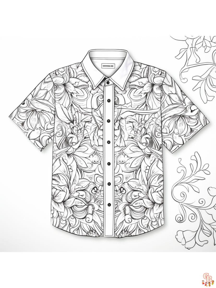 shirt coloring pages