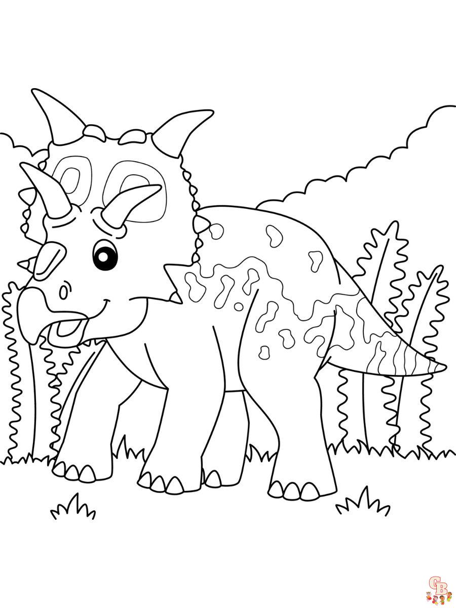 sinoceratops coloring pages