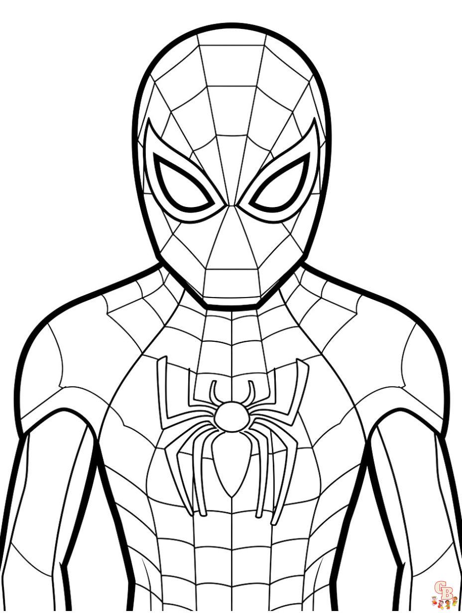 spiderman coloring pages far from home