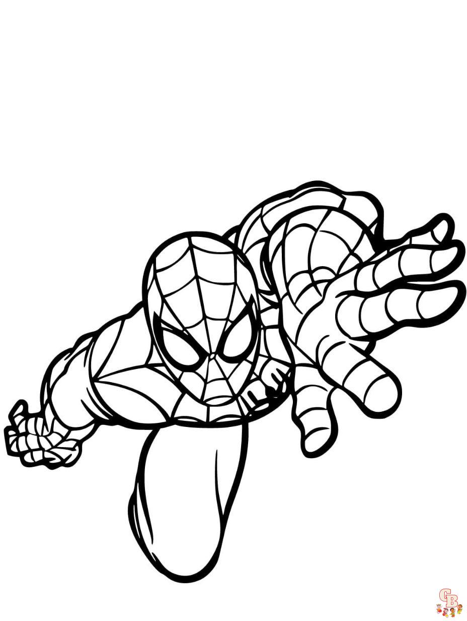 spiderman coloring pages printable