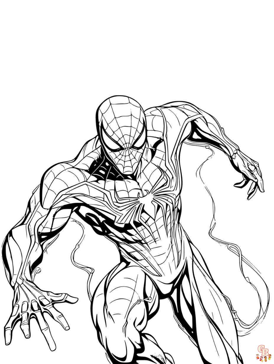 spiderman coloring pages