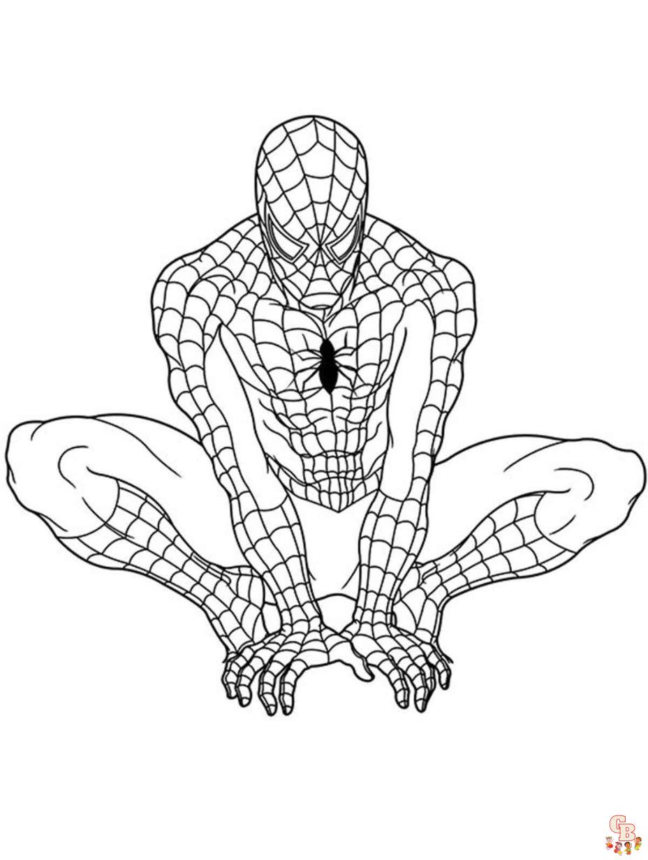 spiderman homecoming coloring pages