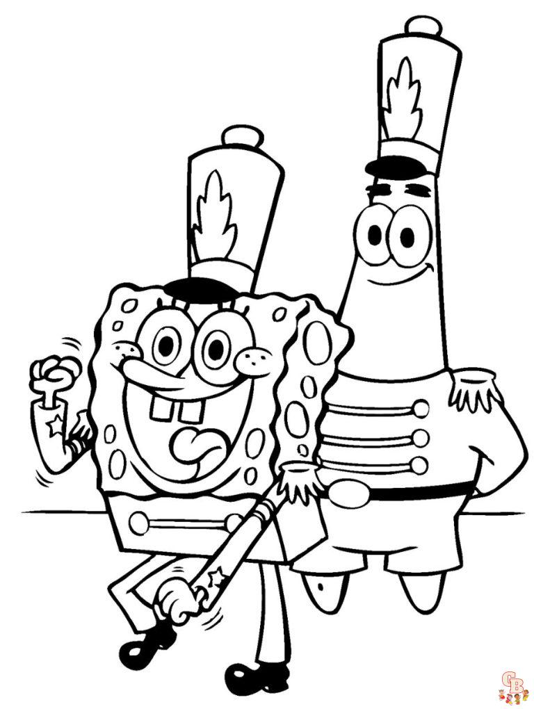 Spongebob Coloring Pages Free, Printable and Easy to Color