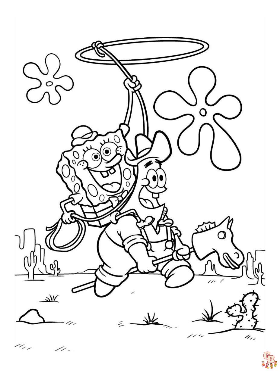 spongebob coloring pages patrick