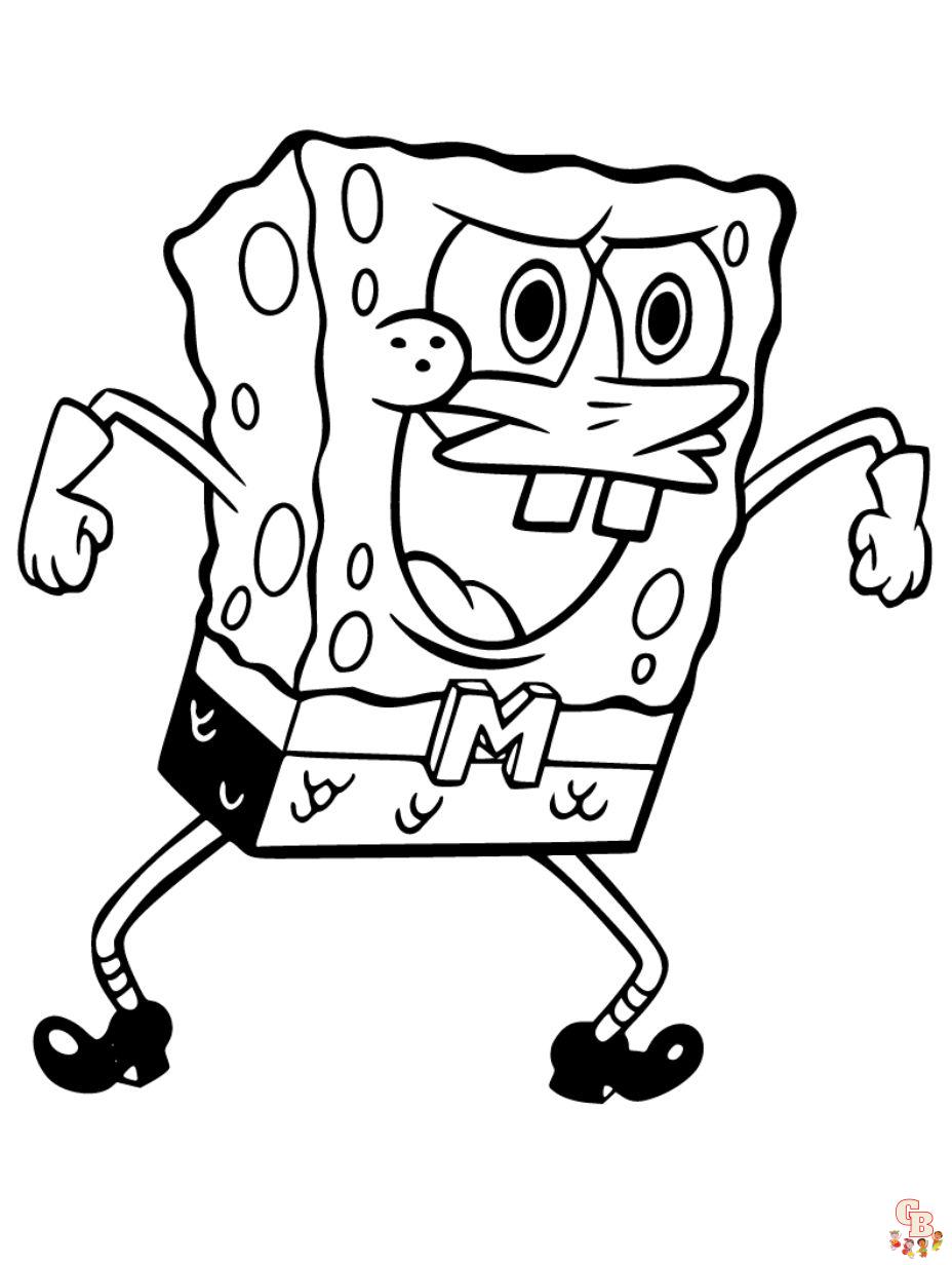 spongebob coloring pages