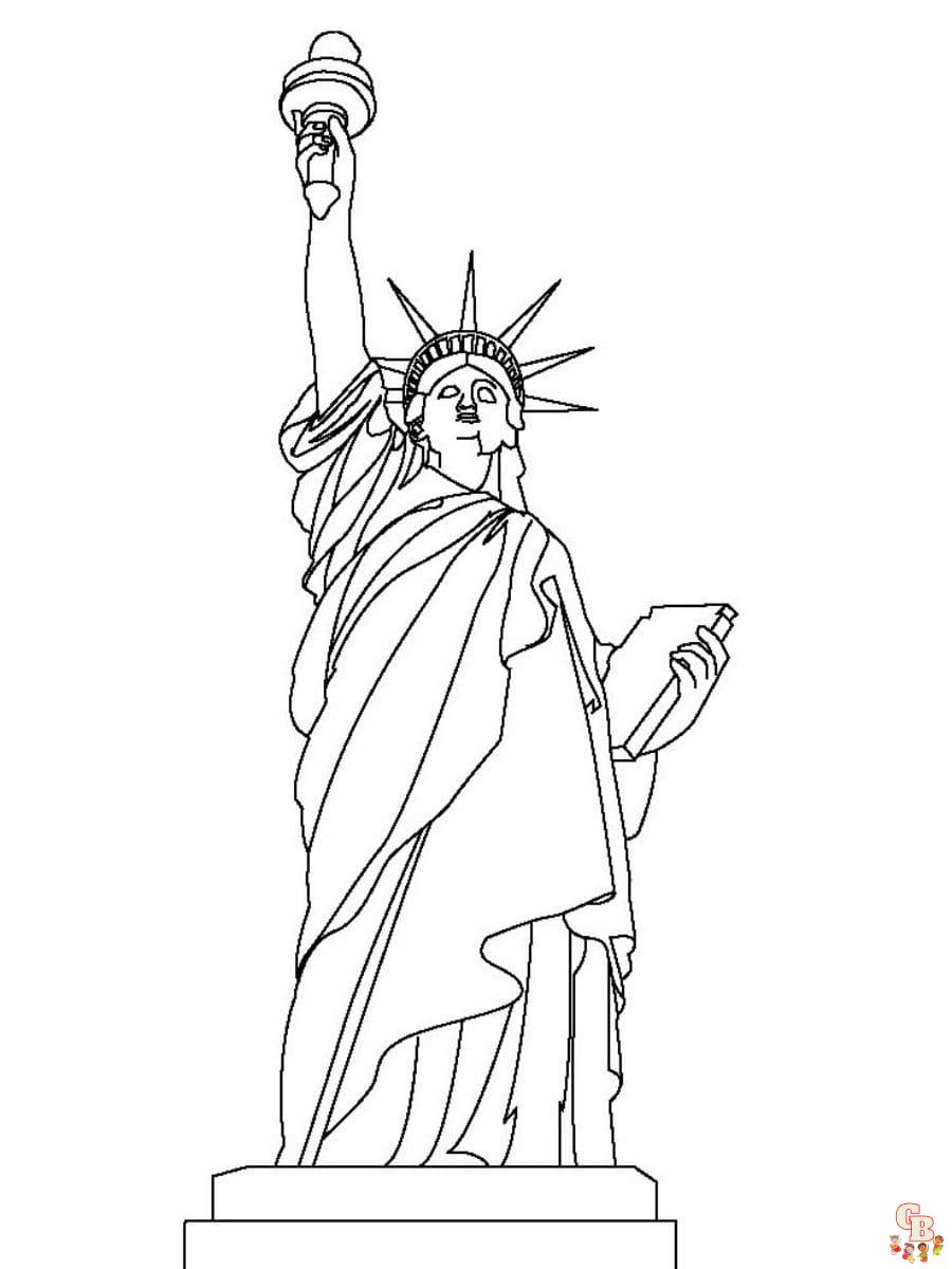 statue of liberty coloring pages