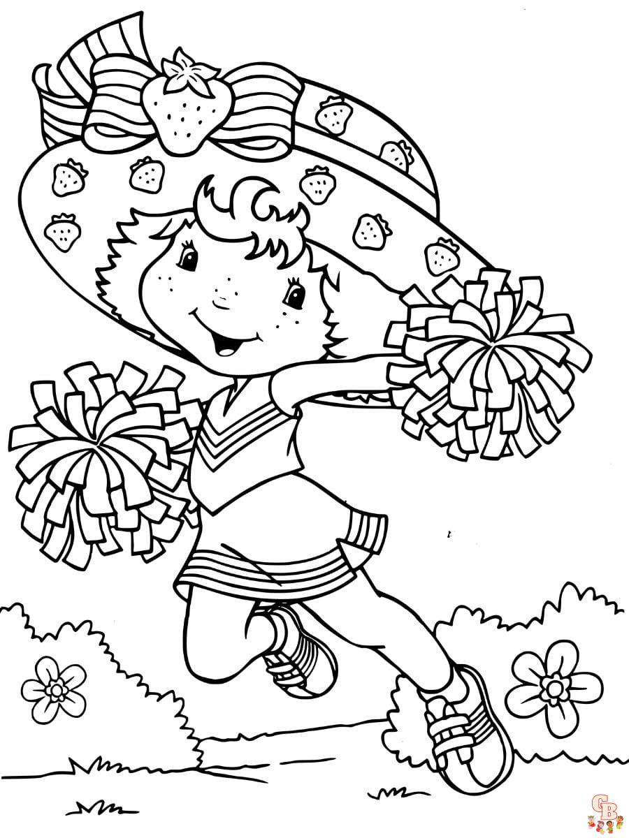 strawberry shortcake printable coloring pages